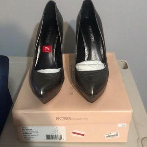 BCBG Generation Gunmetal Platform shoes